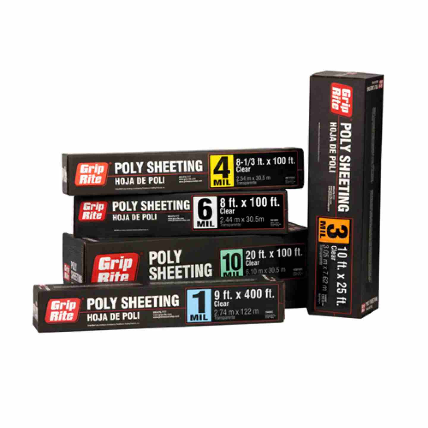 10' x 100' 6 Mil Clear Visqueen Image 1