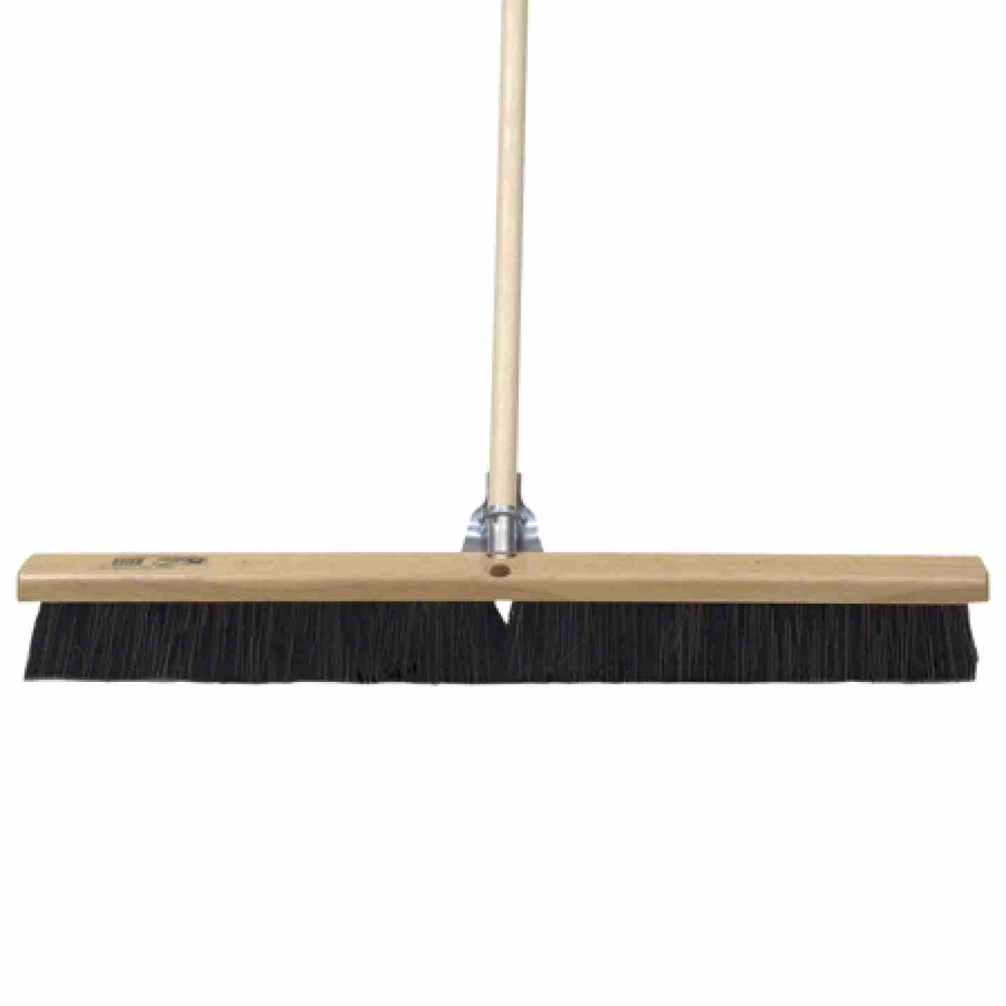 CC186 36in. Fine Push Broom W/Handle Image 1