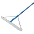 36" Magnesium Asphalt Lute/Rake with 7' Blue Handle Image 1