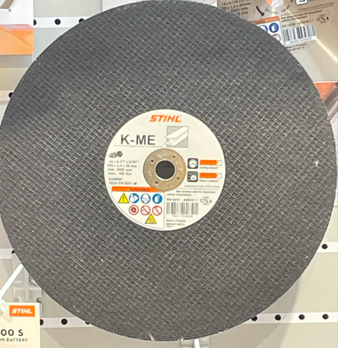 STIHL 14" Abrasive Wheel Steel/Iron (K-ME) Specialty Wheel for TS 440  