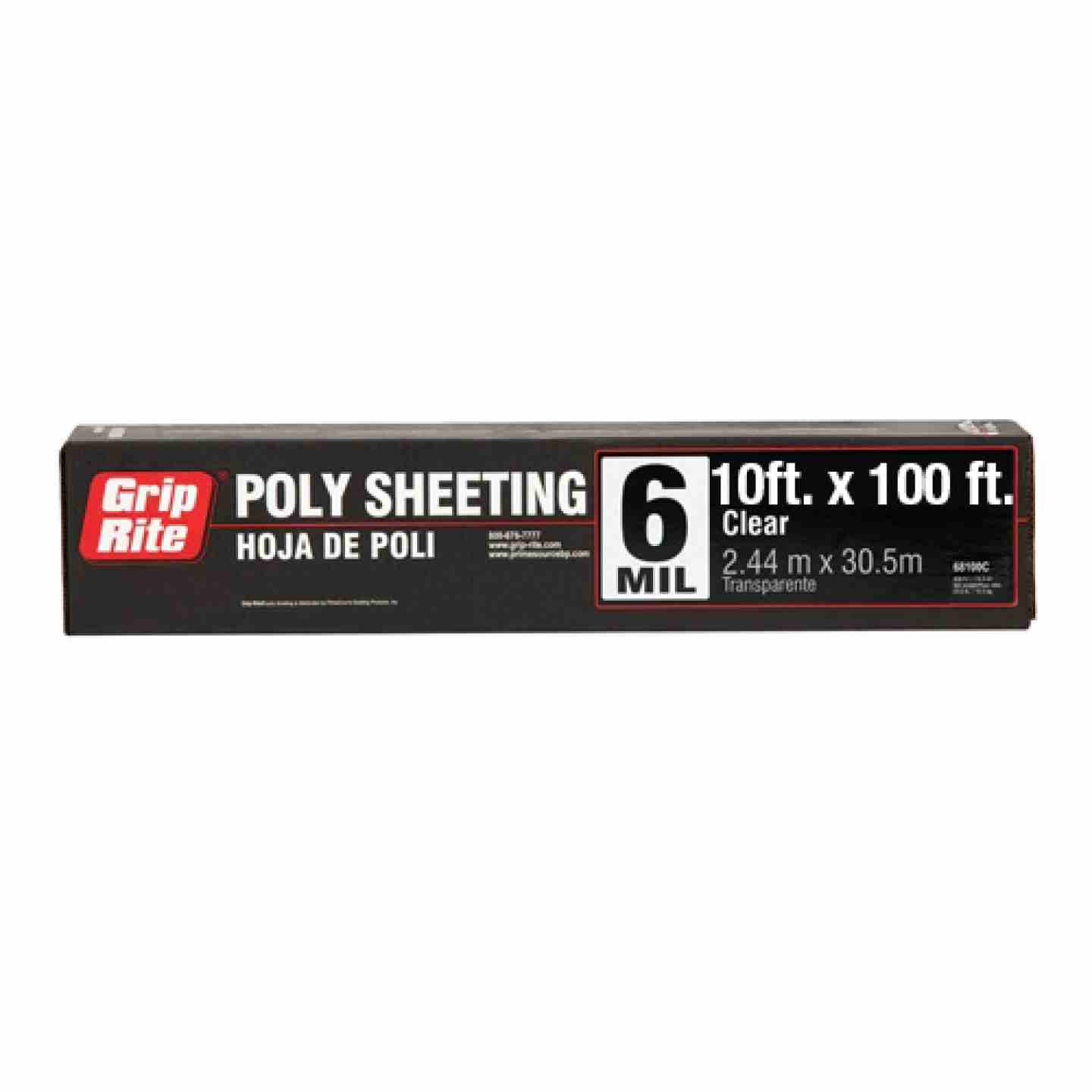 10' x 100' 6 Mil Clear Visqueen Image 2