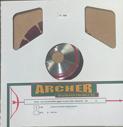 Archer Diamond Products Early Entry Diamond Blade 6-3/8"