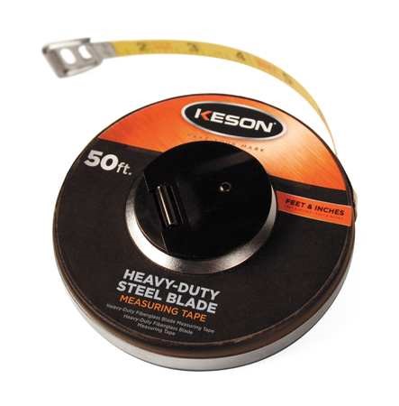 Keson ST Series Closed Case Steel Tape Measure, 50' Image 1