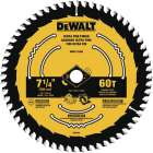 DeWalt 7-1/4" 60T Circular Saw Ultra Fine Blade Image 1