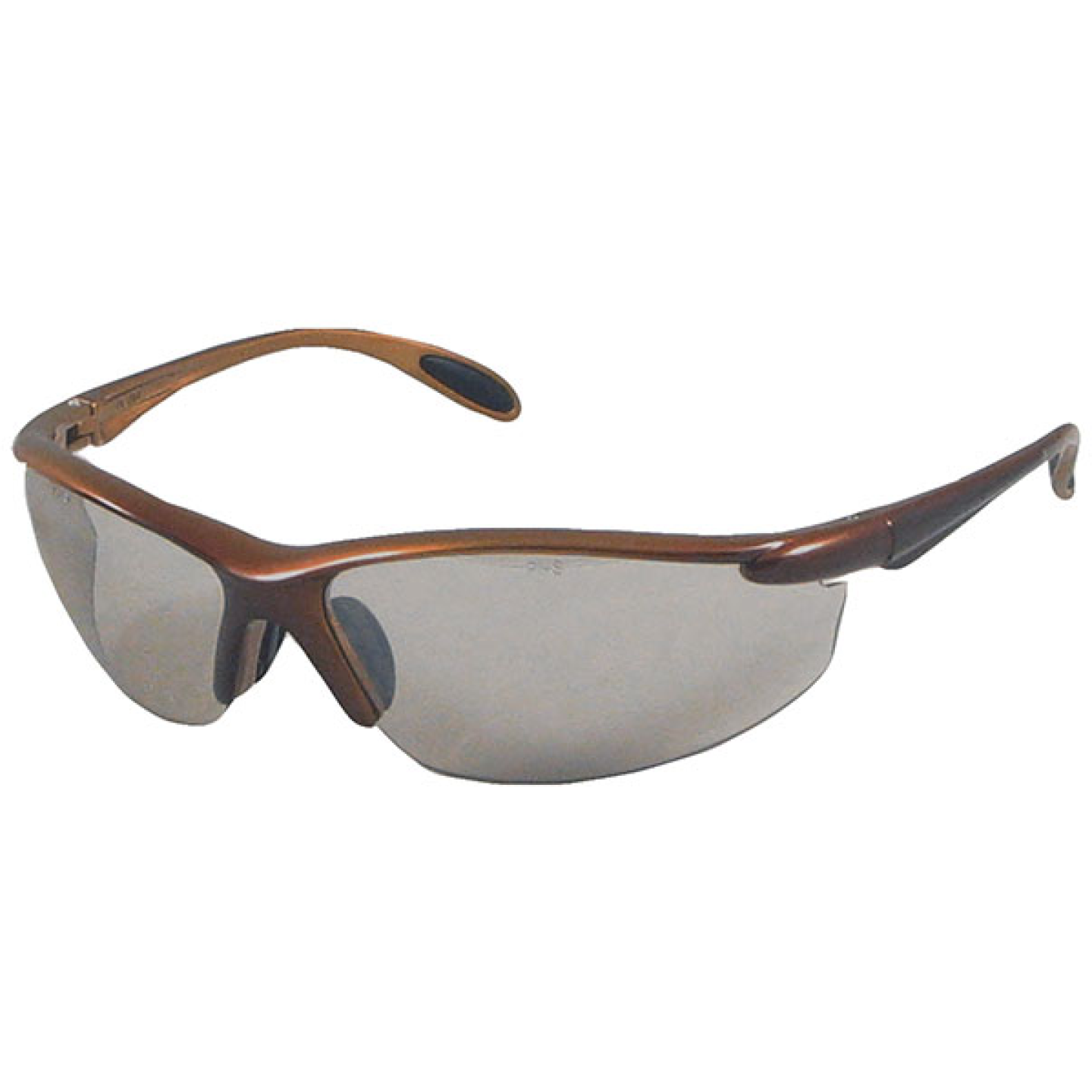 CATALINA™ Frame and Lens w/ Paddle Temples CSA Certified/ Meets ANSI, Brown Metallic frame/Brown lens, Safety Glasses Image 1