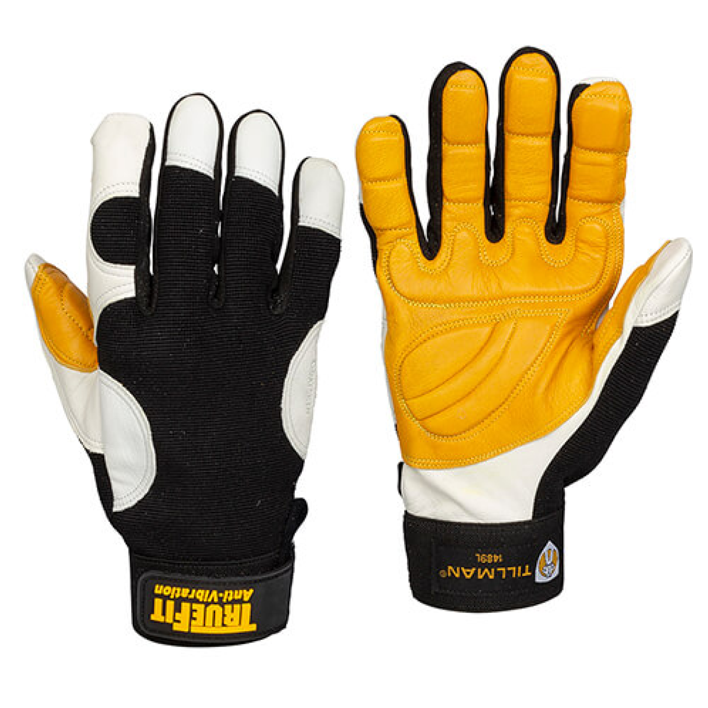 Tillman® Top Grain Goatskin/Spandex Unlined Anti-Vibration TrueFit Glove, X-Large Image 1