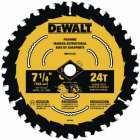 DeWalt 7-1/4" 24T Circular Saw Framing Blade-2PK Image 1
