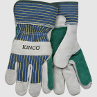 Kinco 1600 Suede Cowhide with Double-Palm & Safety Cuff, Large Image 1