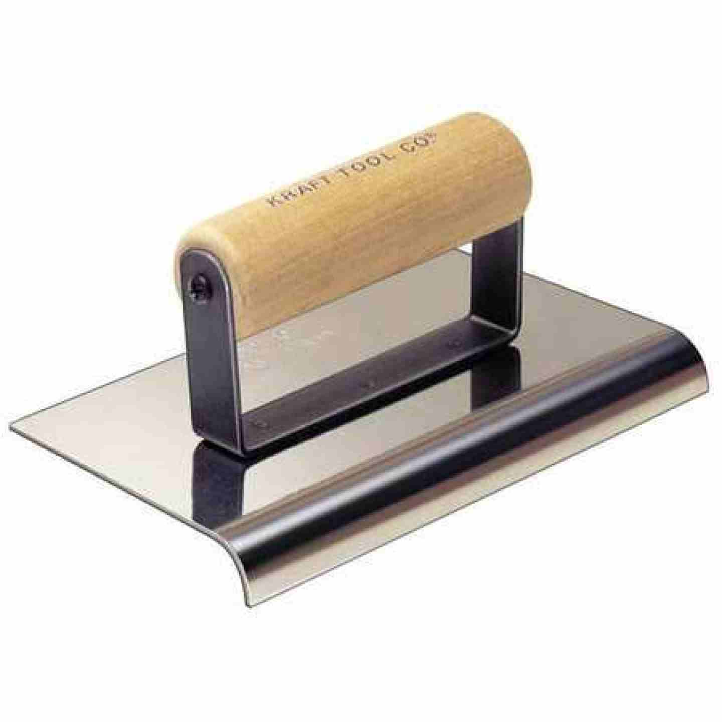 CF165 6in. x4in. 1/2in. R SS Edger Wood Handle Image 1