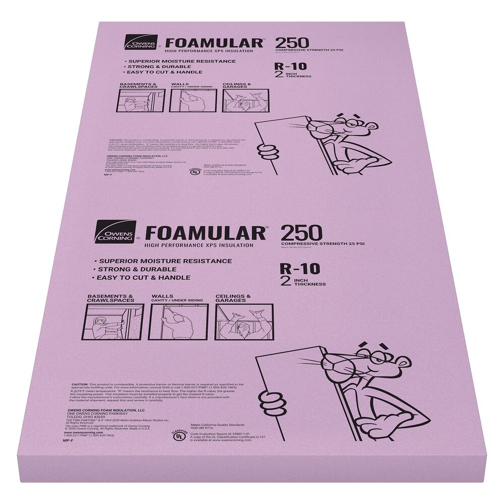 Foamular 250 2" x 48" x 96" SE Rigid Insulation