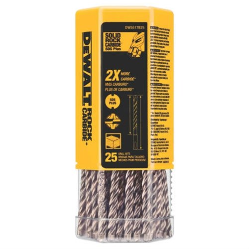 DeWalt 3/16" x 4" x 6-1/2" High Impact 4 Cutter SDS+ Hammer Bit Image 1