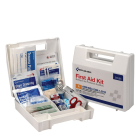 First Aid Only® Portable First Aid Kit, 7-1/4 in H x 9-1/2 in W x 2-3/4 in D, Plastic Case Image 2