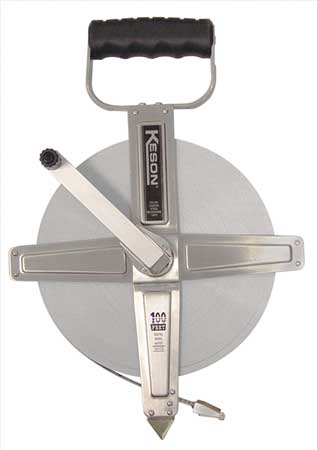 Keson SNR18100 Stainless Steel Housing, Nylon-Reinforced Steel Blade 100' Image 1