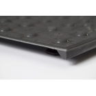 Access Tile Dark Gray Replaceable ADA Detectable Warning Mat - 2'x5' Image 1