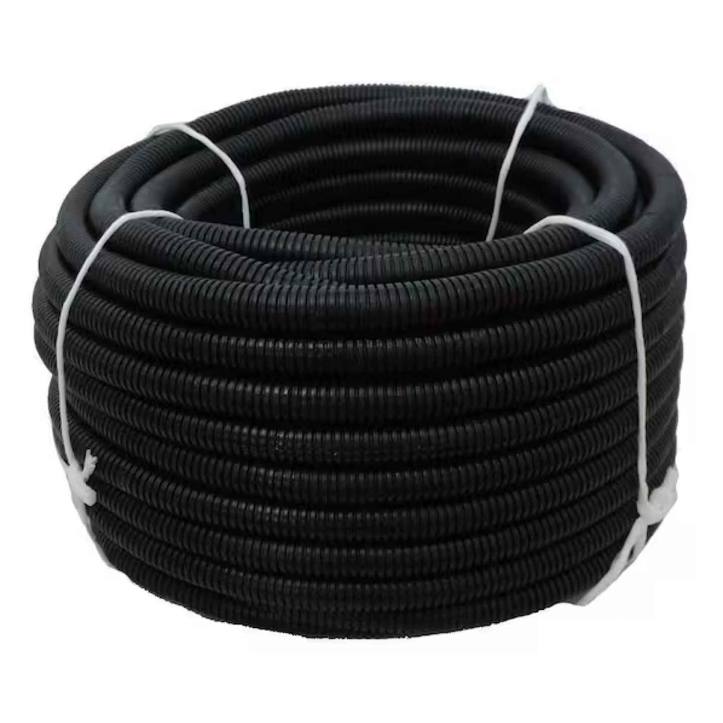 2" x 100' Flexible Corrugated Solid Drain Tile Roll Image 1