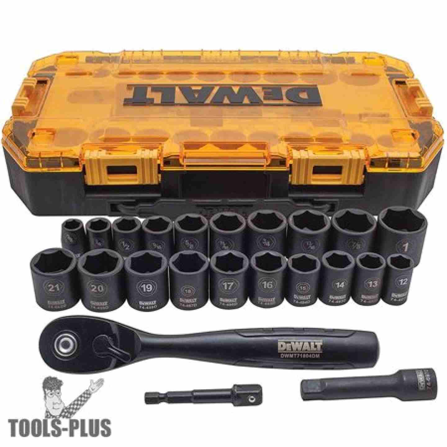DeWalt 23 Piece 3/8 in. Drive Impact Socket Set Image 1