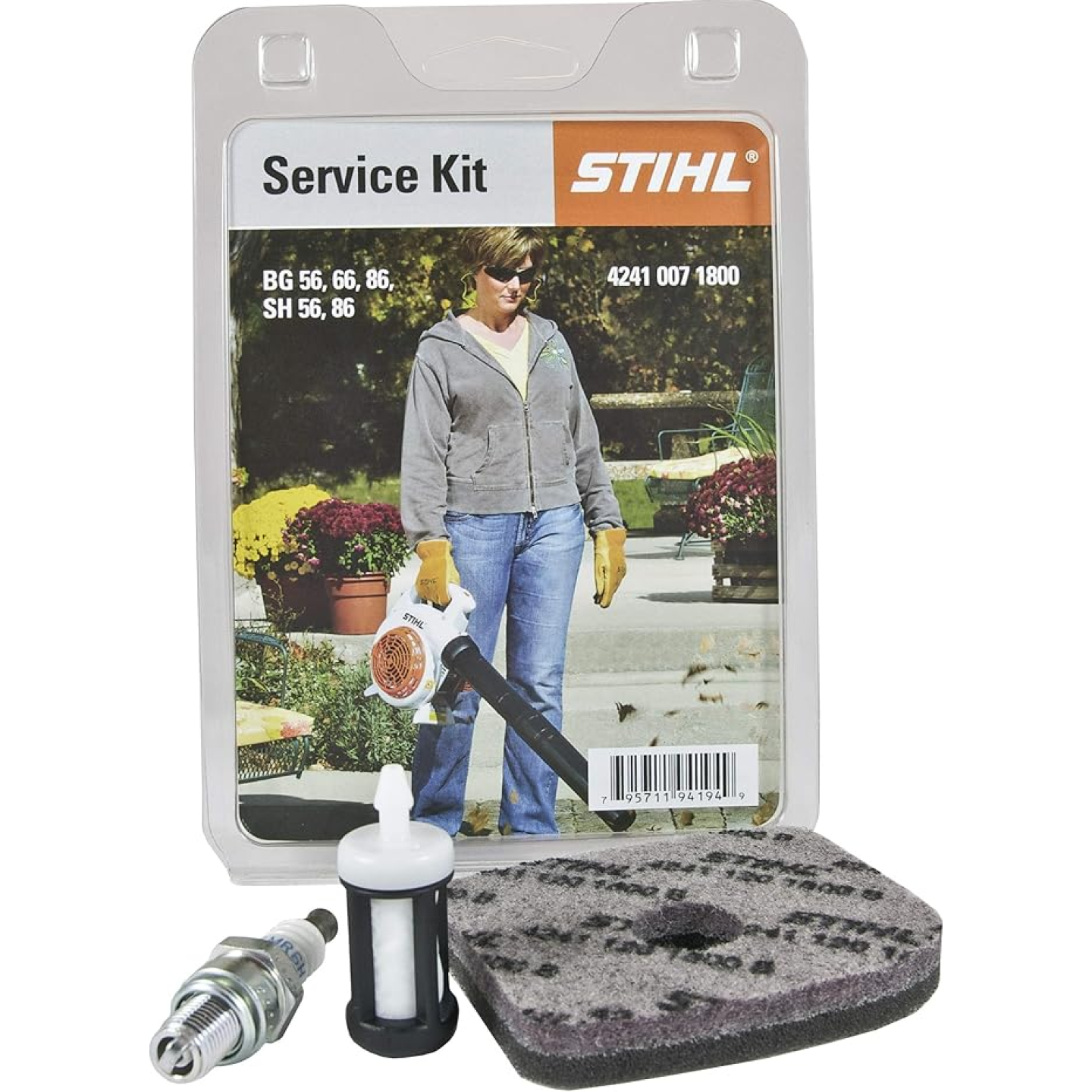 STIHL Blower/Shredder Service Kit Fits Models: BG 56, BG 66, BG 86, SH 56 C-E, SH 86 C-E Image 1