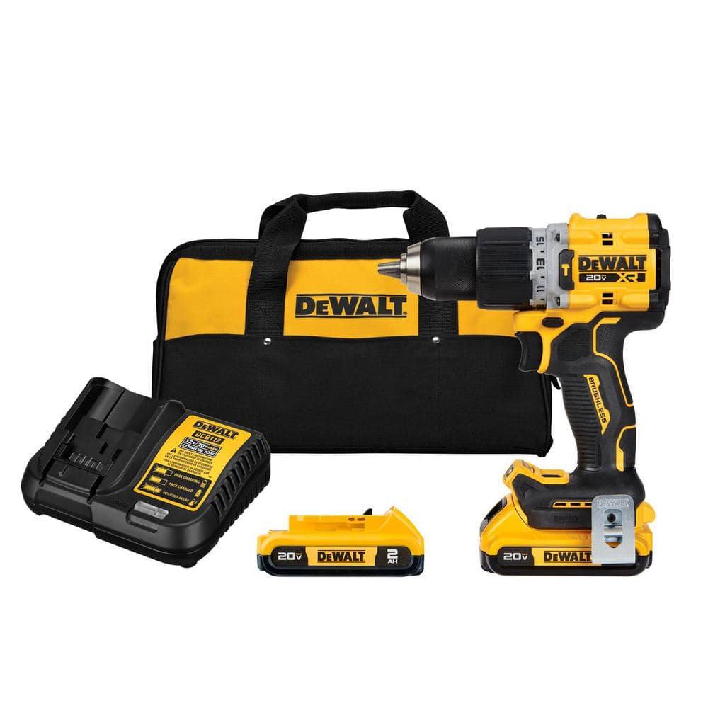 DeWalt 20V MAX* XR® Brushless Cordless 1/2 in. Hammer Drill/Driver Kit Image 1