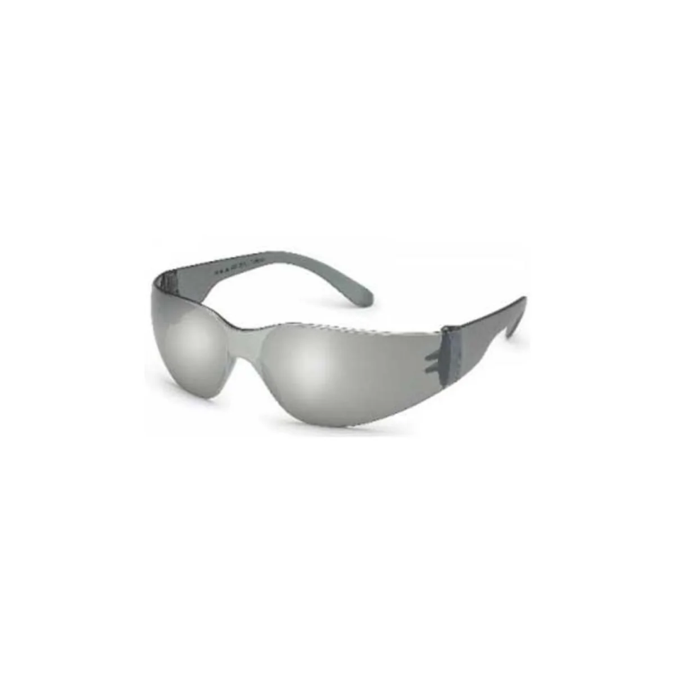 Gateway Safety 468M StarLite Safety Eyewear, Gray Frame, Silver Mirror Lens