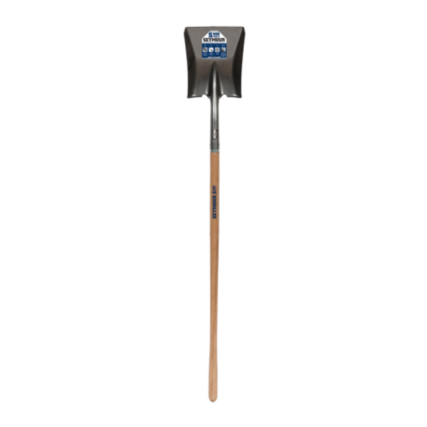 Seymour #2 Square Point Shovel, 48" Hardwood Handle