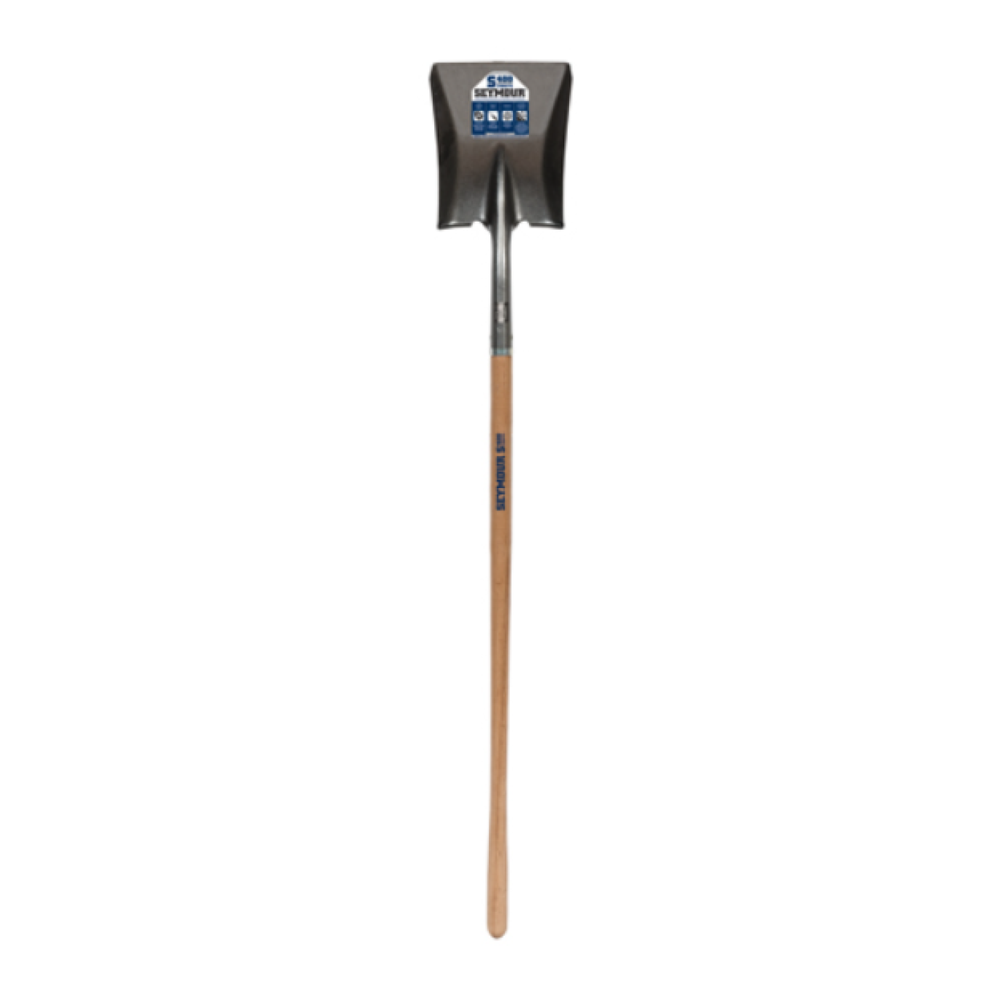 Seymour #2 Square Point Shovel, 48" Hardwood Handle Image 1