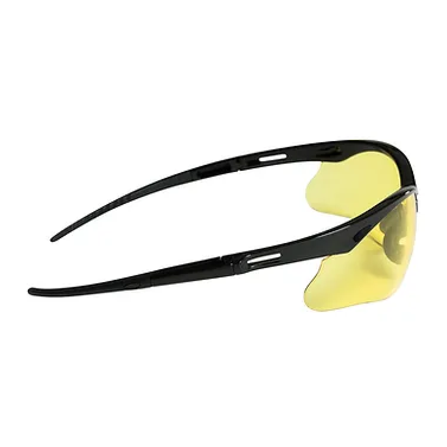 Jackson Safety Glasses with Black Frame and Amber Lens Image 2