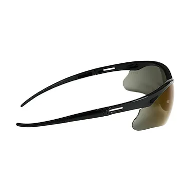 Jackson Safety Glasses Black Frame and Blue Mirror Lens Image 2