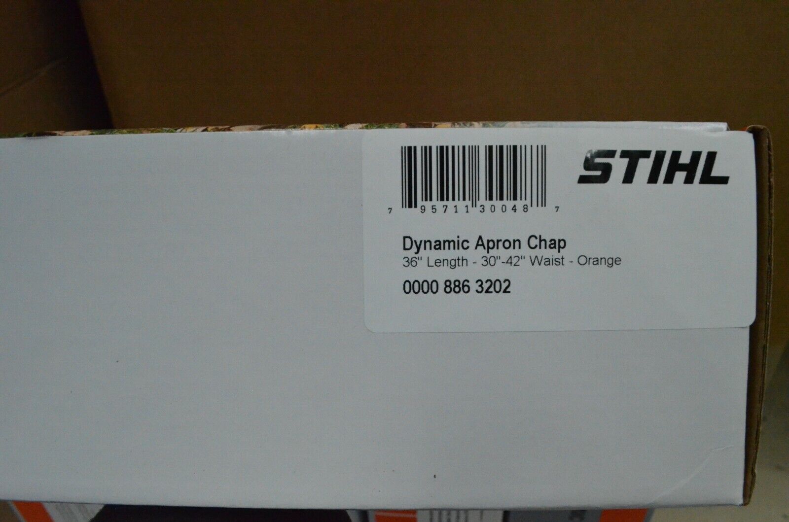 STIHL Dynamic Apron Orange Chaps  Image 2