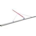 8' x 4" x 2" Aluminum Check Rod Kit Image 1