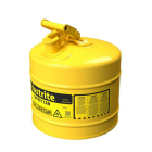 5 Gallon Steel Safety Can for Diesel, Type I, Flame Arrester, Yellow Image 1