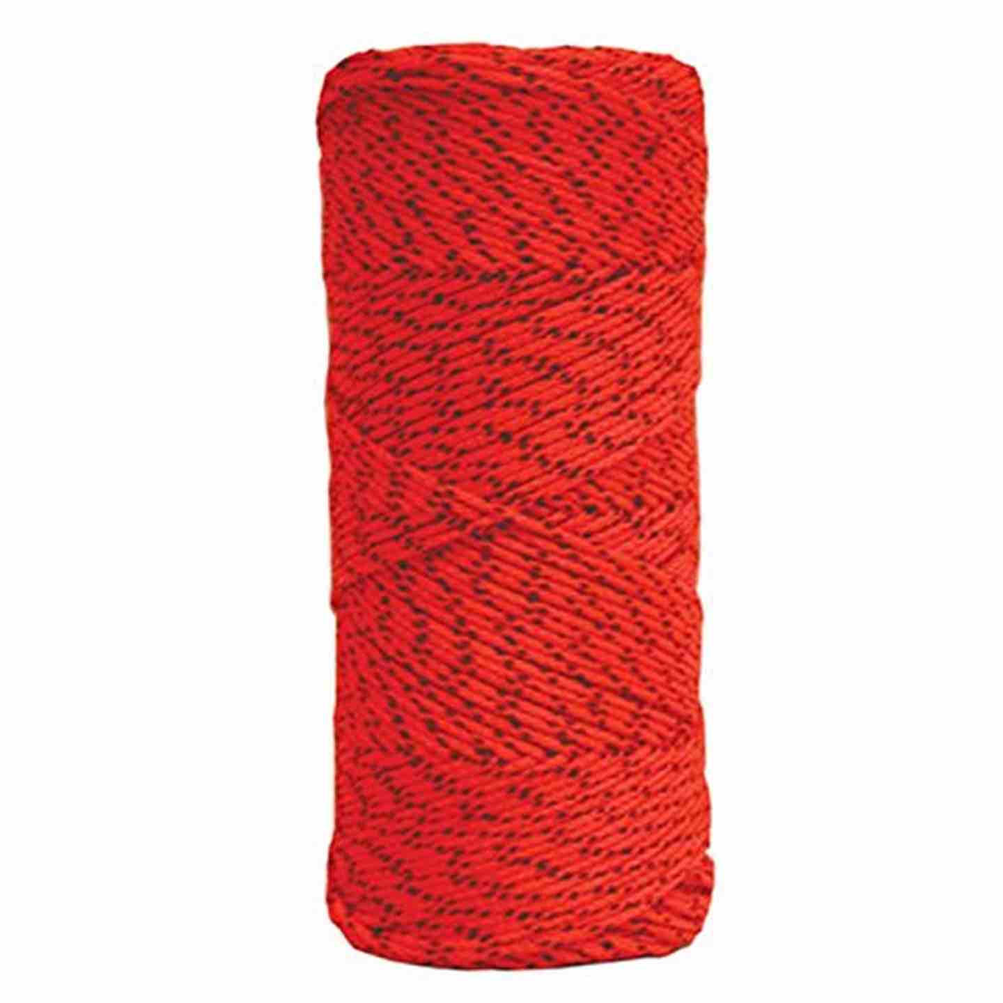 Orange & Black Bonded Braided Nylon Mason's Line - 500' Tube Image 1