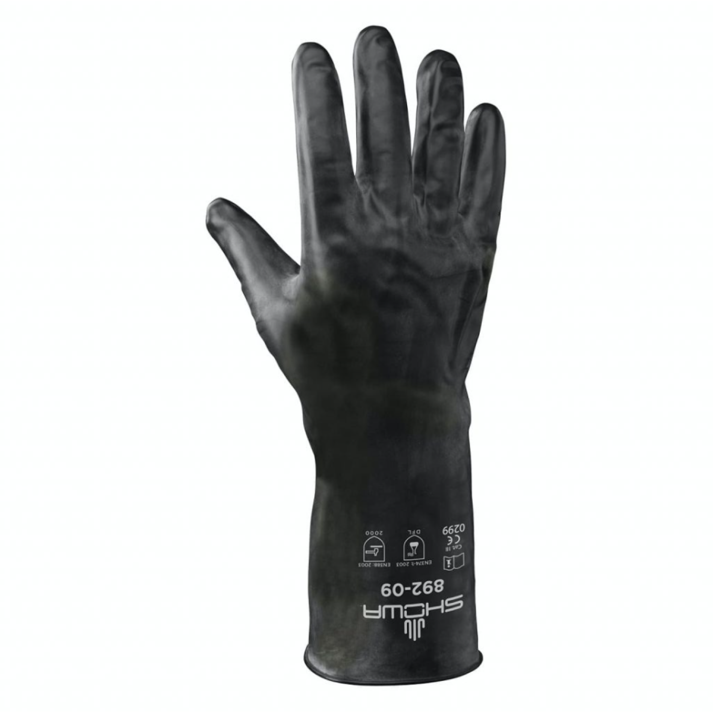 Showa Viton Chemical Resistant Glove, Size 9 Image 1
