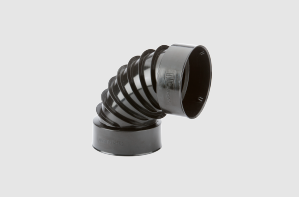 4" Corrugated Tile 90° Elbow Fitting Image 1