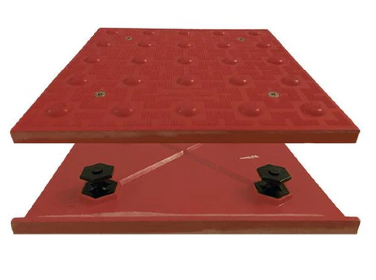 Access Tile 2x3 Rep ADA Brick Red ACC-R-2436-RD Image 1