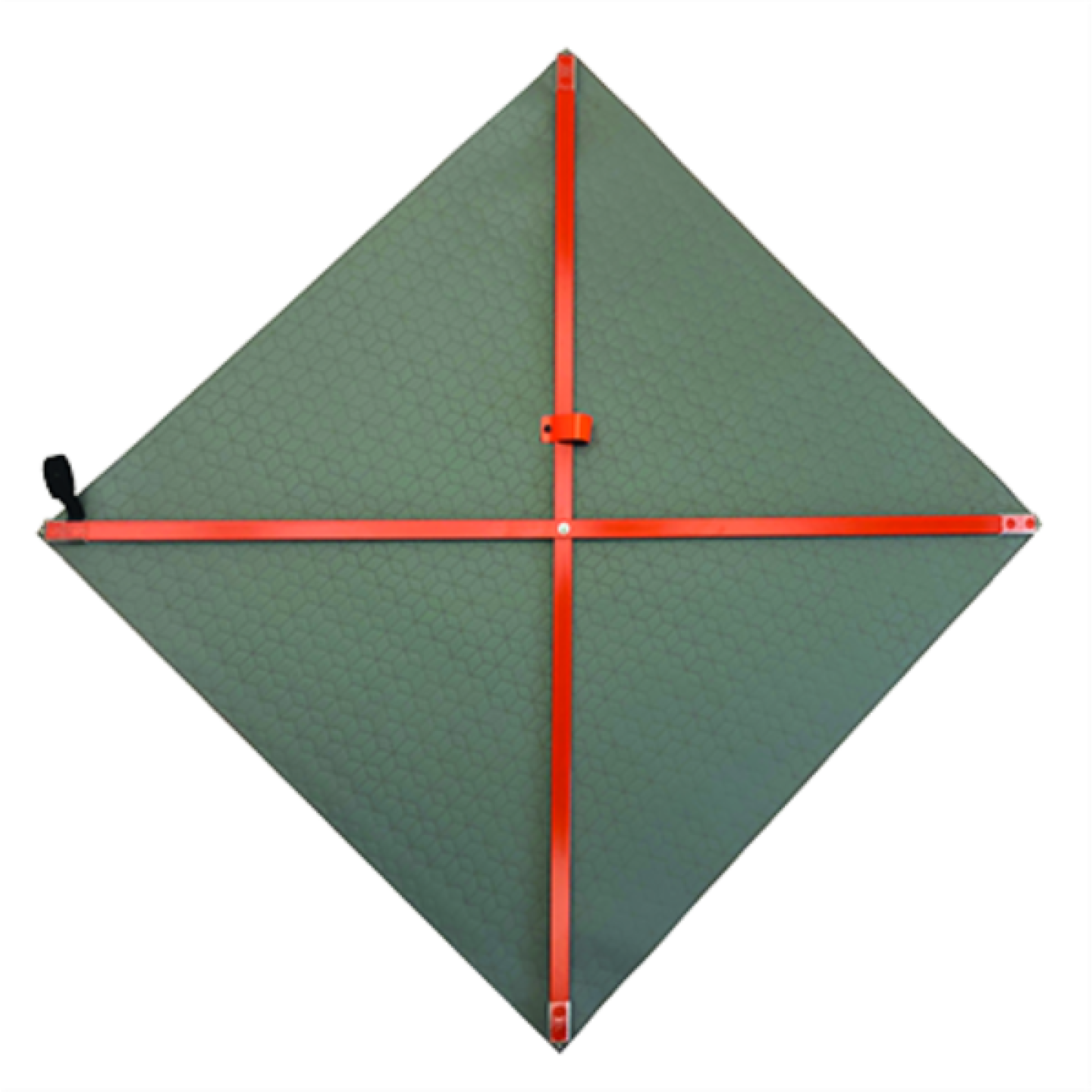 Watch Dog Reflective Orange Vinyl Roll-Up Sign, 36"x36" Merge Left Image 2