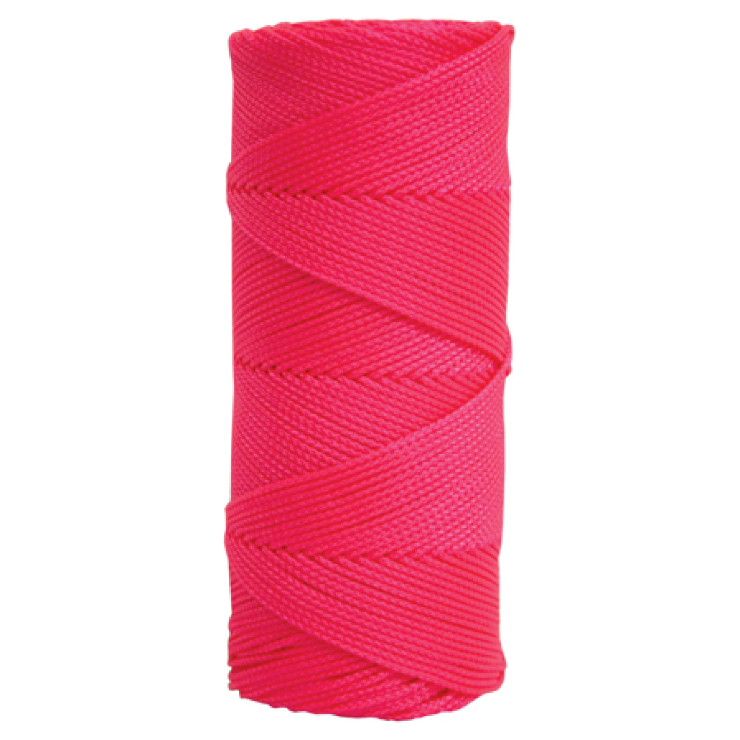 Fluorescent Pink Braided Nylon Mason's Line - 250' Tube Image 1