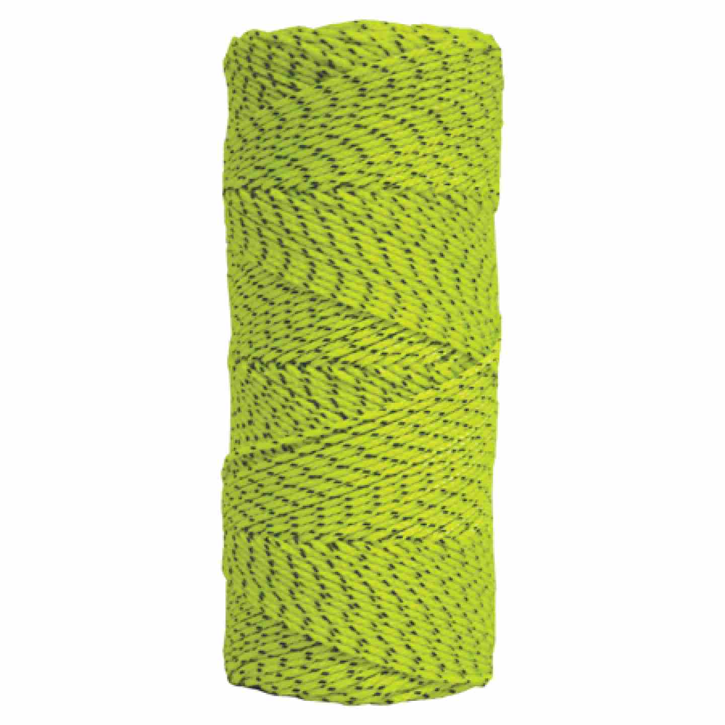 Green & Black Bonded Braided Nylon Mason's Line - 500' Tube Image 1