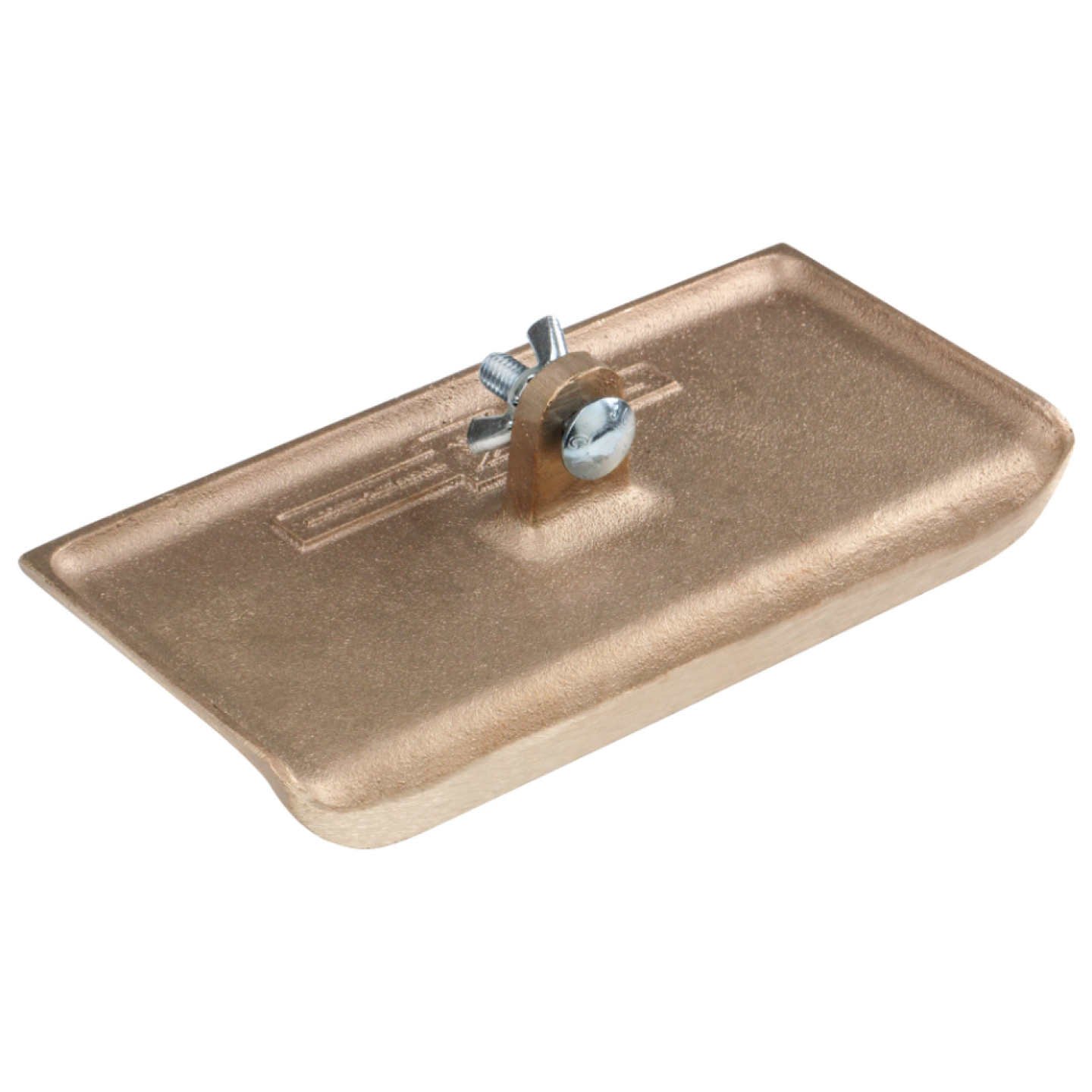 6" x 4" 1/4"R Bronze Walking Edger Image 1