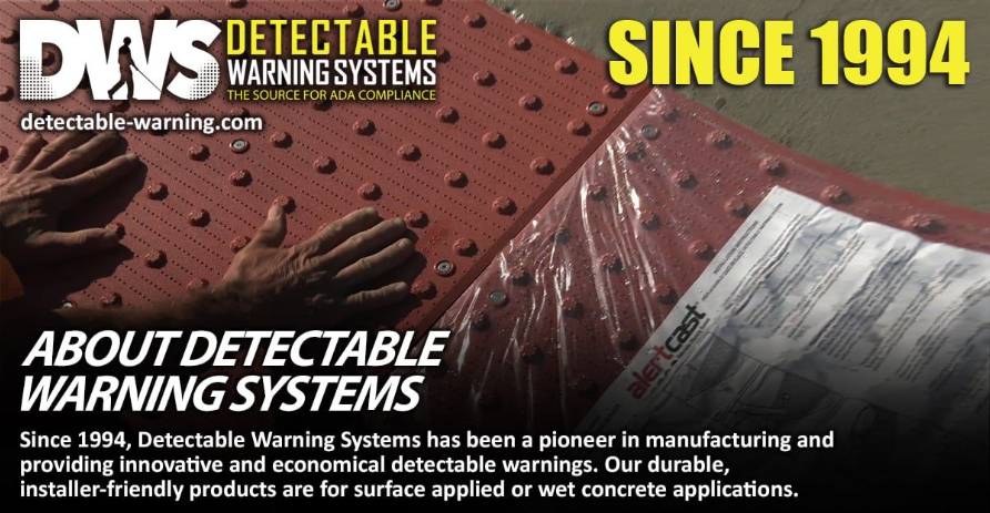 DWS 2x5 Replaceable ADA Tile, Colonial Red  Image 1