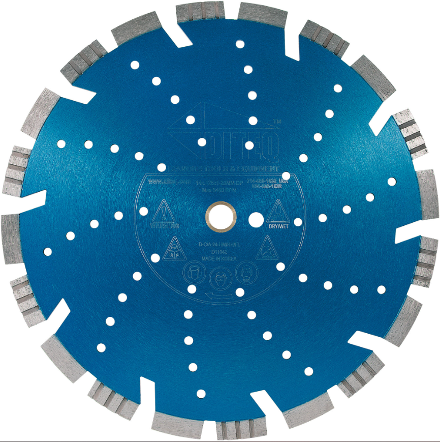 Diteq C/A-24 14” x .125” x 20mm Arbor