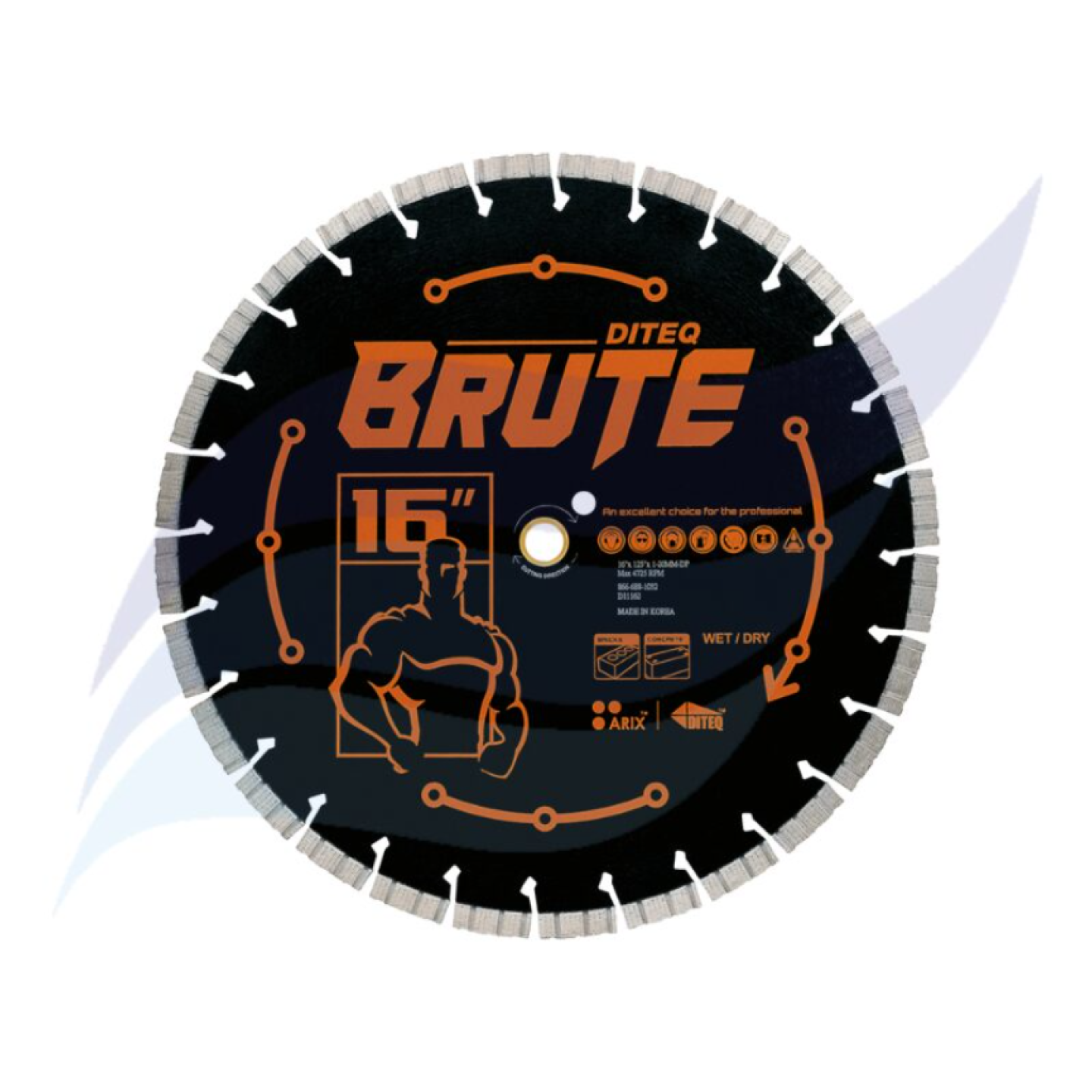 Diteq C/S-32BR BRUTE 16" X .125" x 1"-20mm Image 1