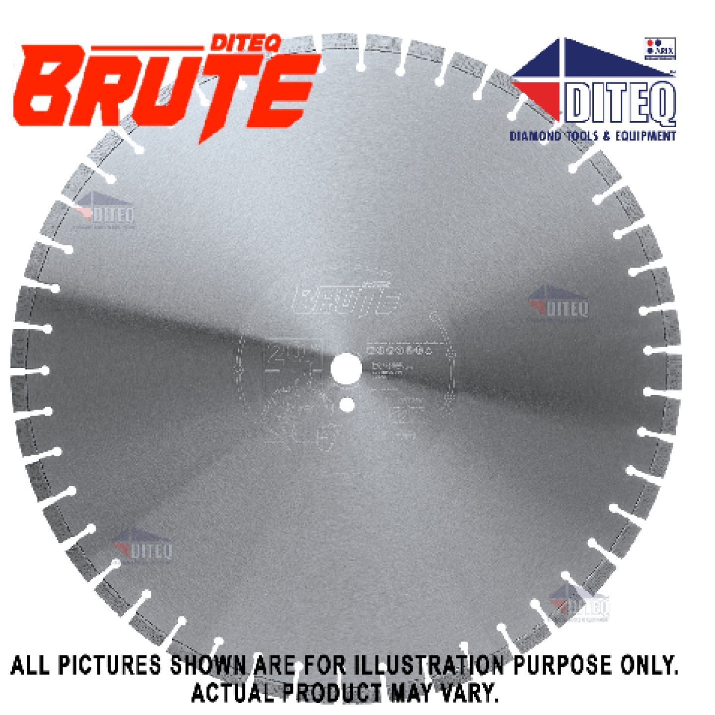 Diteq C-53AXBRH 30"x.187"x1"-DP Brute Blade Image 1