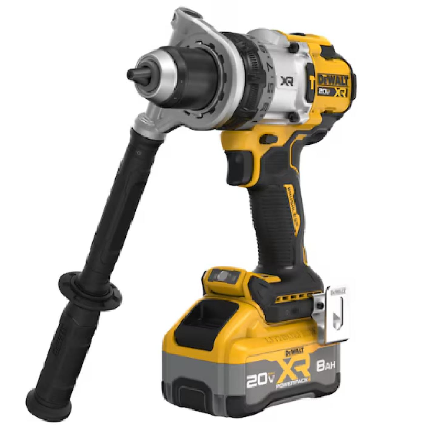 DeWalt 20V MAX* XR® Brushless Cordless 1/2 in. 3-Speed Hammer Drill Kit w/ XR POWERPACK™ Image 2