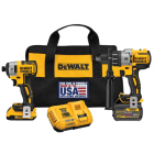 DeWalt 20V MAX* Hammer Drill and Impact Driver Combo Kit with FLEXVOLT® 20V/60V MAX* Battery Image 1