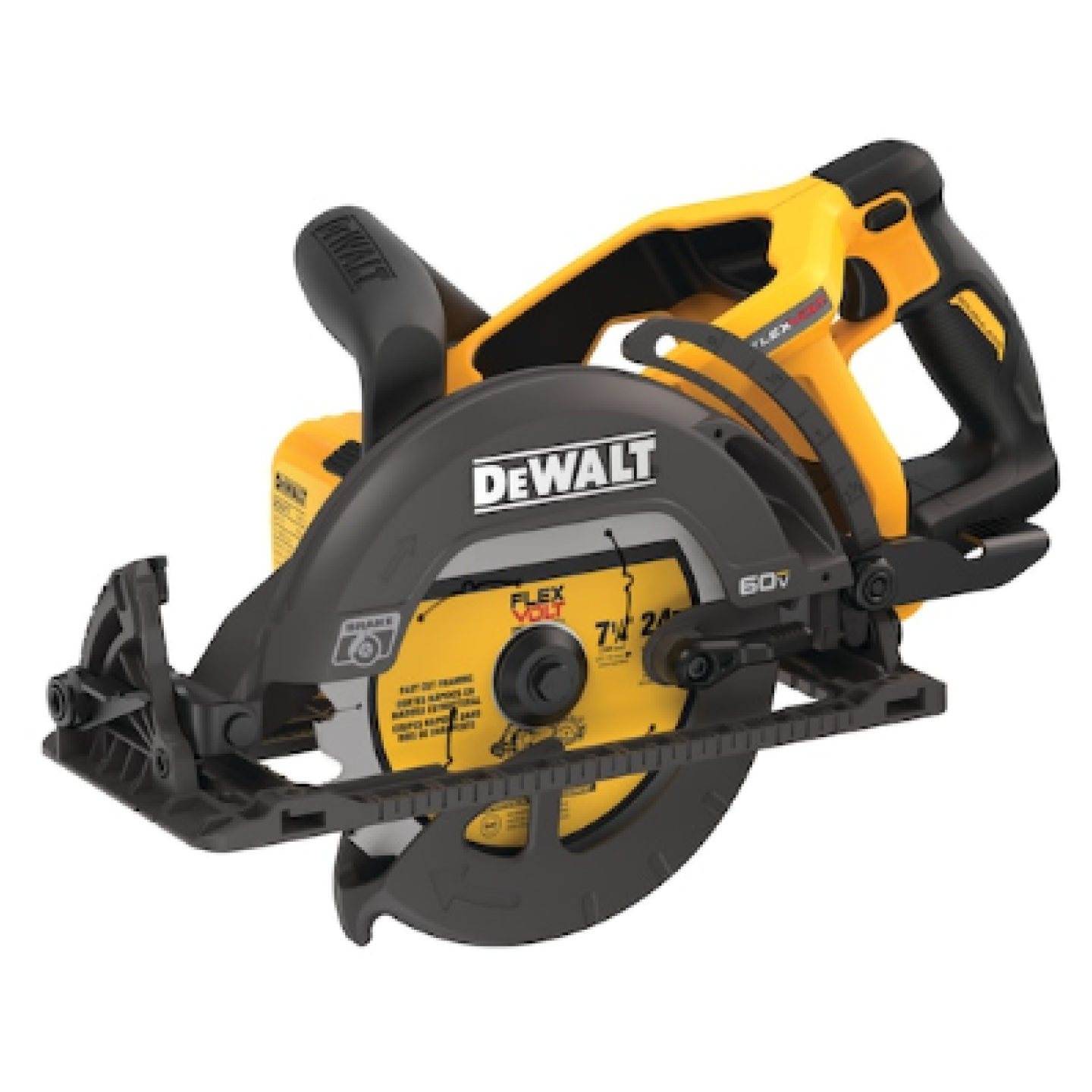 DeWalt FLEXVOLT® 60V MAX* 7-1/4 in. Cordless Worm Drive Style Saw (Tool Only) Image 1