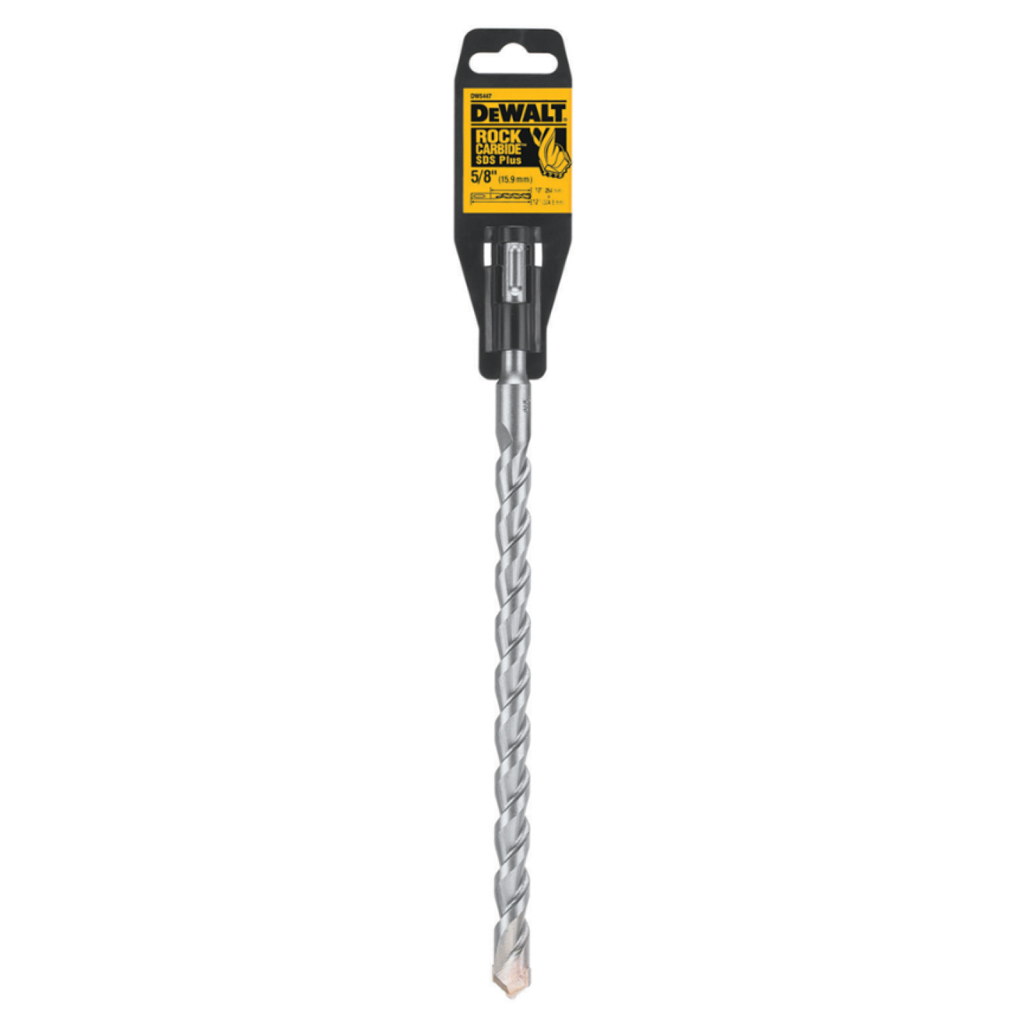 DeWalt 5/8" x 24" SDS+ 2 Cutter Carbide Bit Image 1