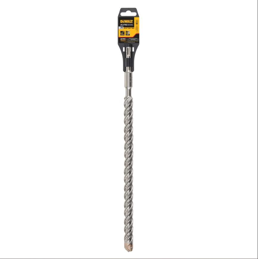 DeWalt 7/8" x 16" x 18" High Impact 4 Cutter SDS+ Hammer Bit Image 1