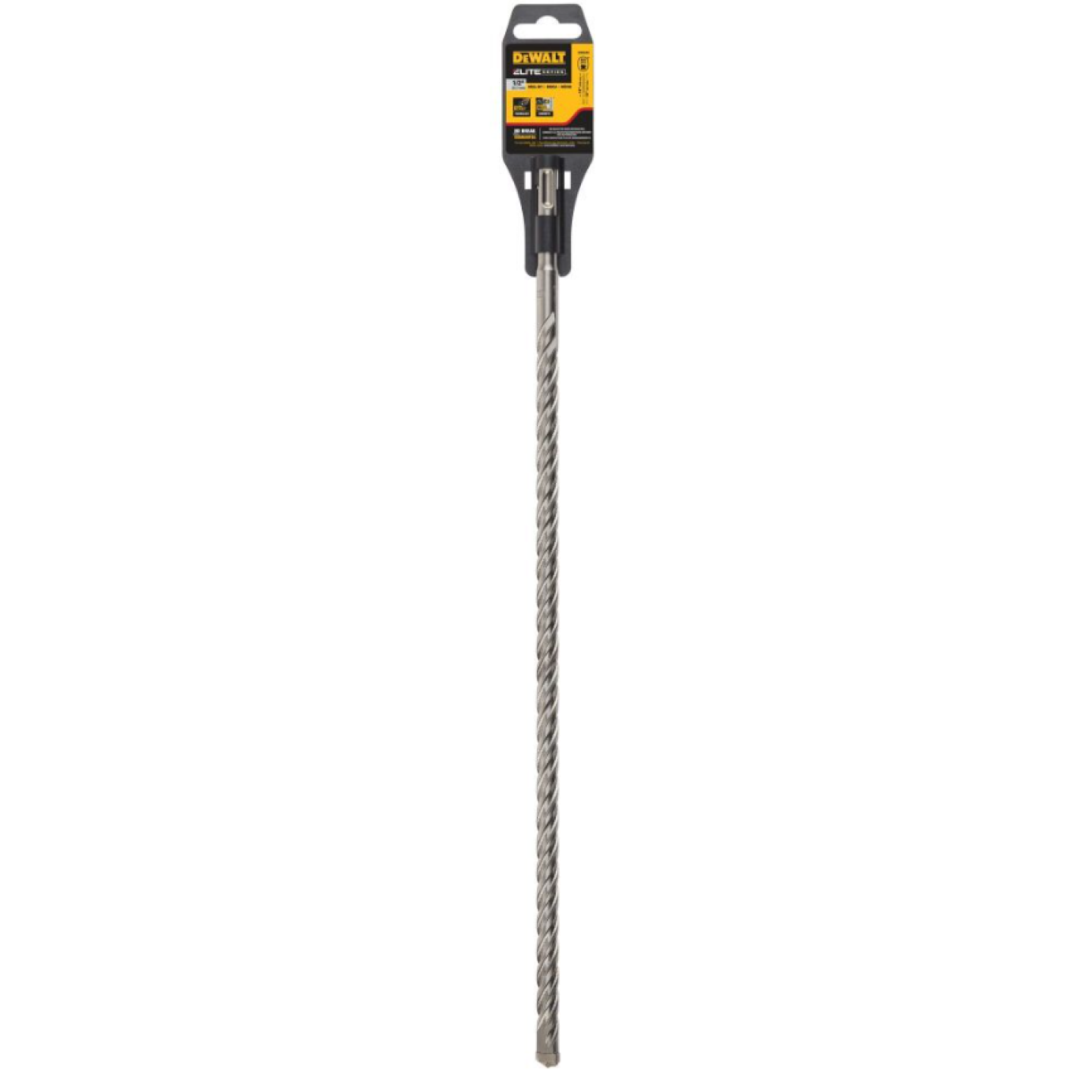 DeWalt 1/2" x 16" x 18" High Impact 4 Cutter SDS+ Hammer Bit Image 1