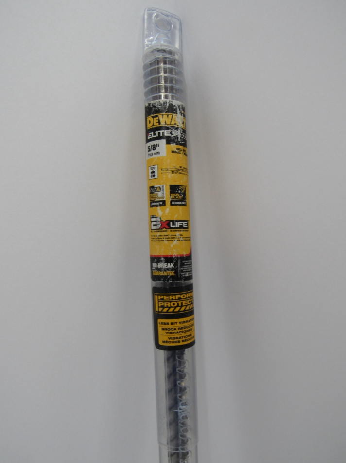 DeWalt Elite Series 5/8" x 16" x 21" 4 Cutter SDS-Max Masonry Drill Bit 