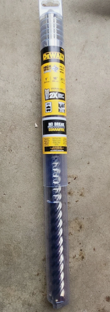 DeWalt Elite Series 1" x 16" x 21-1/2" 4 Cutter SDS MAX Masonry Drill Bits
